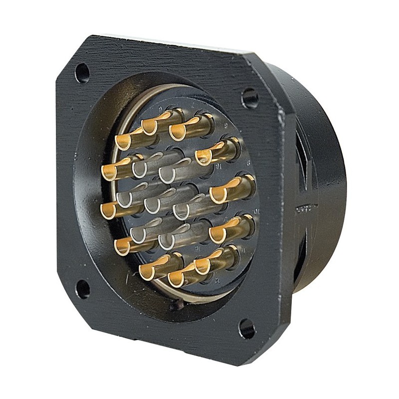 Amphenol Socapex 90782 Socapex 19-pin female Chassis Connector